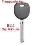 GM Transponder Key / B111 / (Chip 46 Circle+)(Aftermarket chip/OEM chip )(No logo)